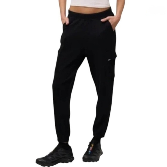 New! Bench Waffle Cargo Lounge Pants 2 Pack Women's Small Grey Black Casual - Picture 2 of 13